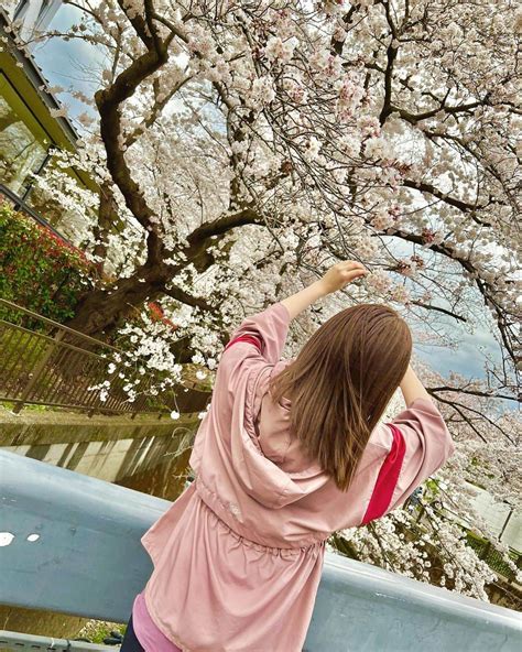 白石麻衣さんのインスタグラム写真 白石麻衣instagram 「桜と閑」8月7日 22時14分 m shiraishi official