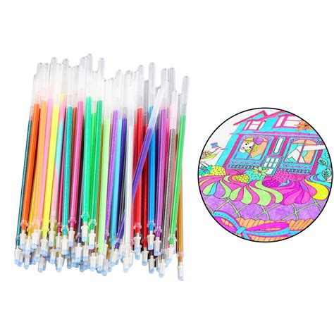 3660100 Color Glitter Gel Pen Refills Highlighter Fluorescence Neon