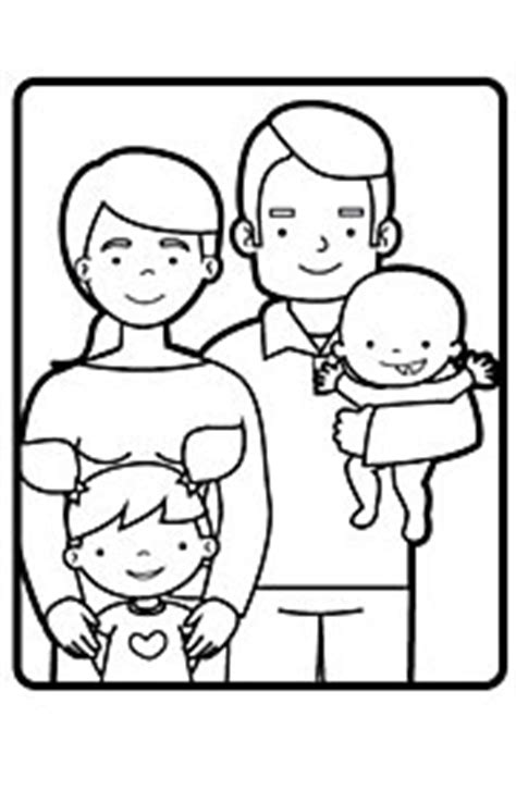 Las mejores imagenes de familia para imprimir y colorear. Tipos de familia. Fichas escolares de vida en sociedad