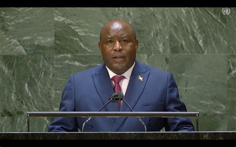 Discours Du Président De La République Du Burundi Se Evariste
