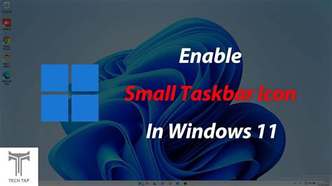 How To Enable Small Taskbar Icons In Windows 11 Youtube