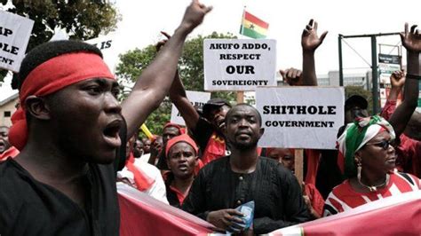 Massive Protest Hits Ghana As The Ghanaian Government Signs New Deal With The Us Military See