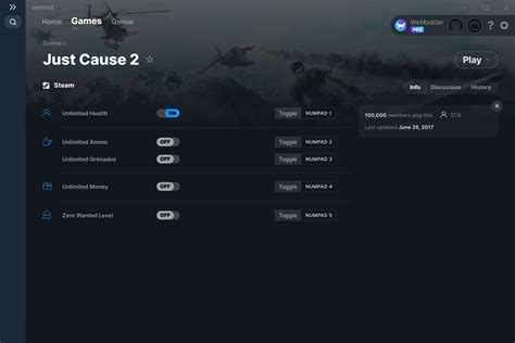 Just Cause 2 Cheats And Trainer For Steam Trainers Wemod Community