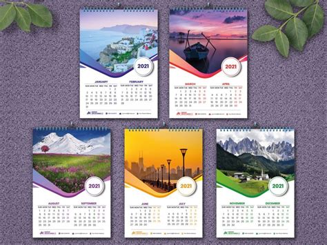 Wall Calender 2021 Calender Design Calender Design Wall Calender