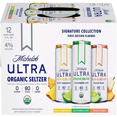 Buy Michelob Ultra Organic Seltzer Variety Pack 12pk Can The