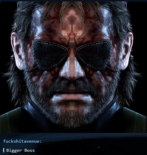 Bigger Boss Metal Gear Solid V Know Your Meme