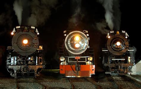 The Big 3 Southern Pacific 4449 Pere Marquette 1225 And Nickel Plate