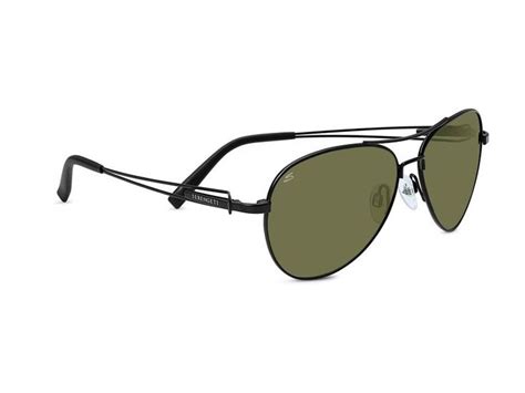 Serengeti Brando Sunglasses Satin Black Polarized 555nm 8455 Sunglasses Serengeti Sunglasses
