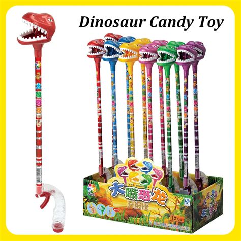 Confectionery Candy Toys Big Mouth Dinosaur Candy Grabber Toys With