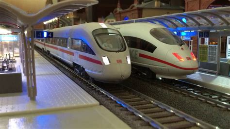 Ho Station Diorama Db ② Ice High Speed Trains Youtube