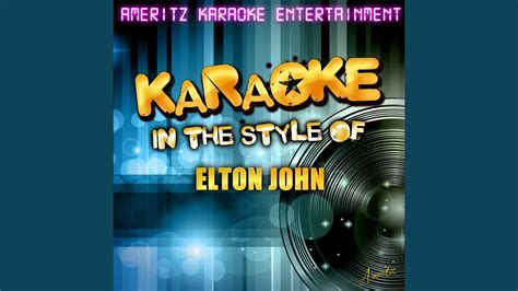 Your Song (Karaoke Version) - YouTube