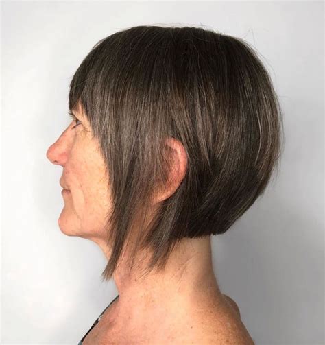 For a much youthful vibe, wispy bangs can be helpful. Great Haircuts For Older Women With Thinning Hair / 3 ...