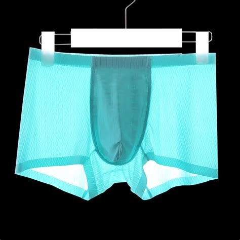 Buy New Ice Silk Sexy Mens Boxers Male Underpants