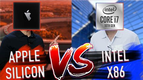 Apple Silicon Vs Intel X86 Comparison Youtube