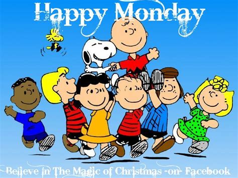 Happy Monday 10215 Snoopy Love Snoopy E Woodstock Charlie Brown