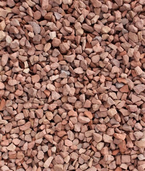 12 Red Crushed Brick Small Trails End Landscape Supplies