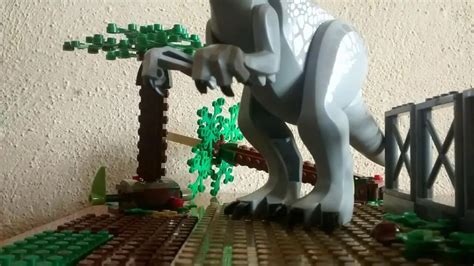 Lego Jurassic World Camp Cretaceous Part 1 Stop Motion Youtube