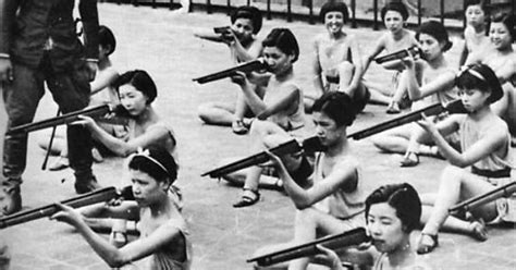 Japanese Sex Slaves Being Trained For Military Duties During World War Ii 500x686 Imgur