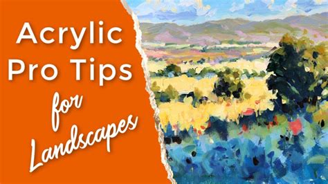 Acrylic Landscape Paintings Tips New Painting Demo