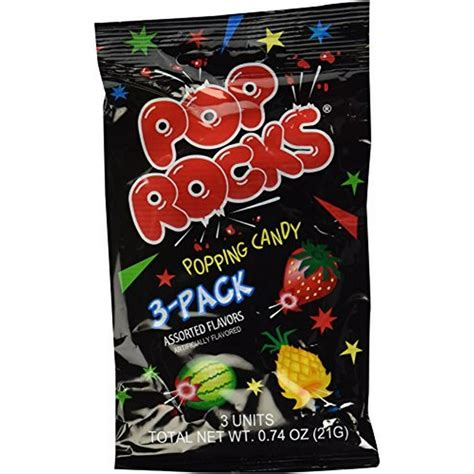Pop Rocks Variety Pack 24 Packets Total 8 Of Each Watermelon