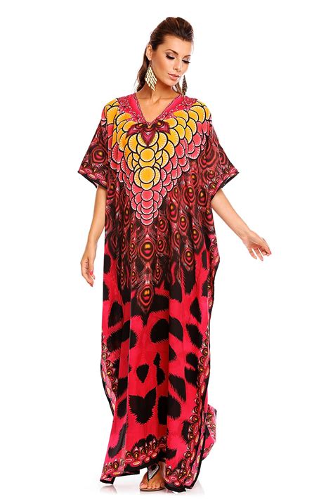 New Ladies Oversized Maxi Kimono Kaftan Tunic Kaftan Dress Free Size