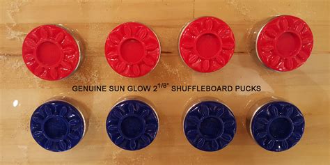 Sun Glo Set Small Shuffleboard Pucks