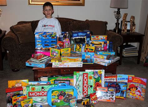 Make sure to coordinate with other's, it can be crippling to parents' living style if more than 1 person gets them a 1.5 cubic foot walking or riding cart. Eight Year Old Boy Donates His Birthday Toys To Charity ...