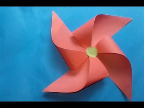 Origami Windmillhow To Make An Origami Windmillorigami Paper Craft