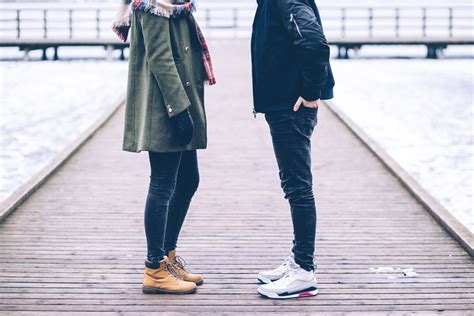 Two people standing on the pier - freestocks.org - Free stock photo