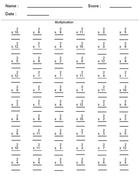 This coloring math worksheet introduces your third grader to multiplying by 2 with cute pictures of feet. Printable 2nd Grade Math Worksheets