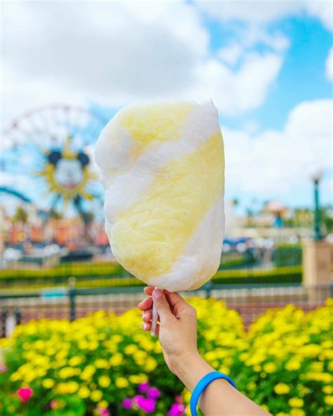 Pineapple Cotton Candy From Disneys California Adventure Wow This