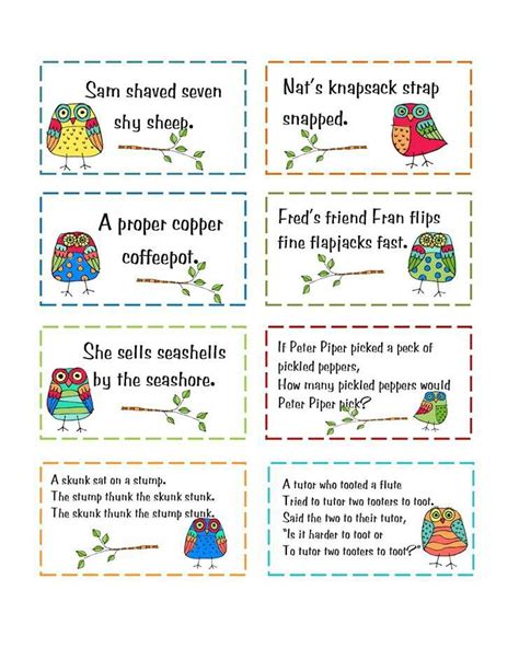 Pin By Mike Suárez On English Pitinglish Tongue Twisters For Kids