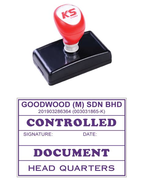 Controlled Copy Stamp