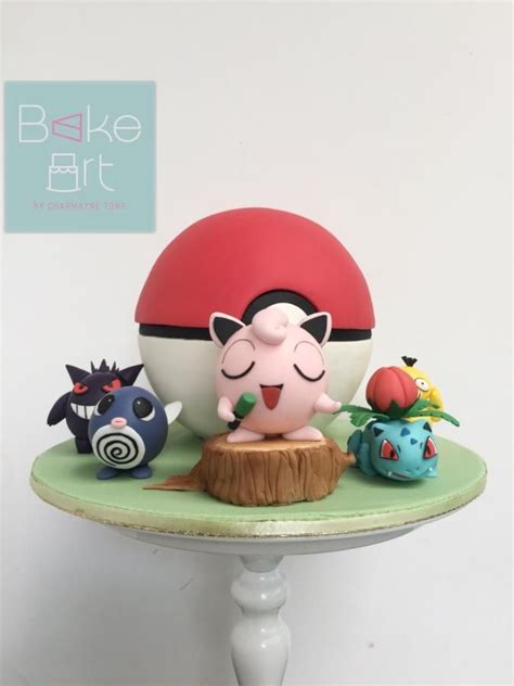 Pokeball Cake Pokeball Cake Pokemon Birthday Pokemon Birthday Party