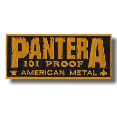 Pantera Patch Badge Embroidered Iron On Applique Etsy
