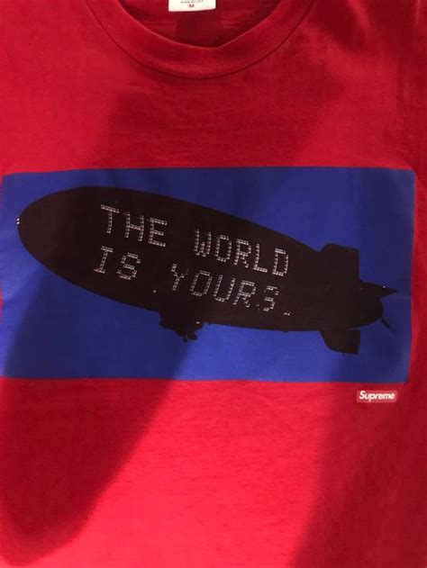 Supreme Supreme Scarface Blimp The World Is Yours T Shirt Final Drop