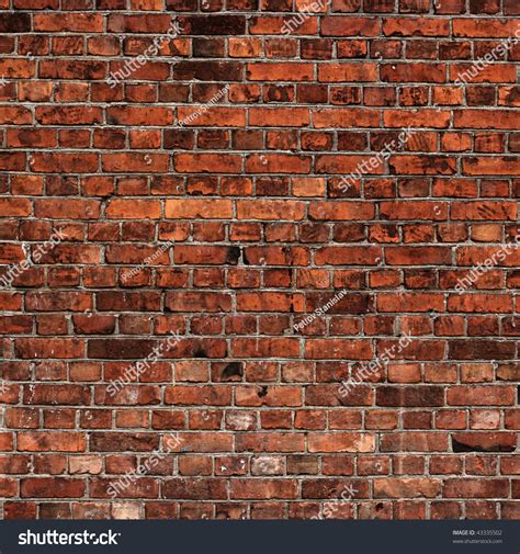 Aged Red Brick Wall Texture Stock Photo 43335502 Shutterstock