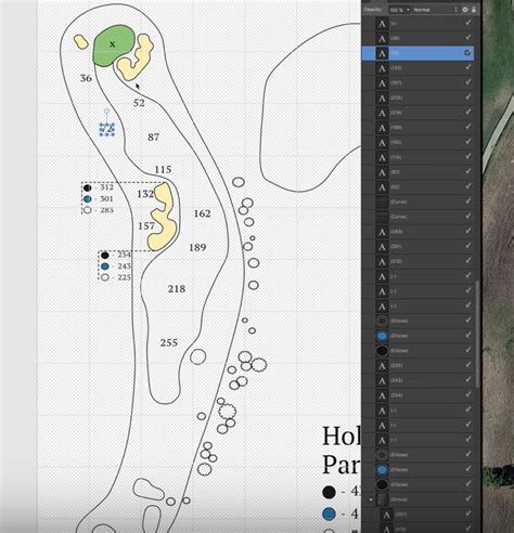Note the severe tier in the middle of the green that slopes from front to back. Make a yardage book for your golf course with our "How to ...