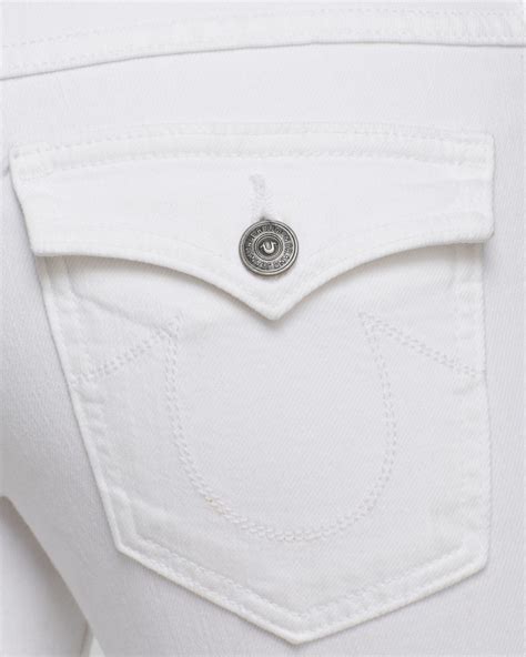 True Religion Jeans Casey Low Rise Super Skinny In Optic White Lyst