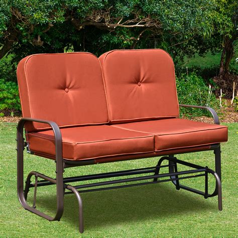 When shopping for a patio loveseat, there are a few things you should the right loveseat easily becomes your favorite seat in the house or in your backyard. 25 Photos Double Glider Benches With Cushion | Patio ...