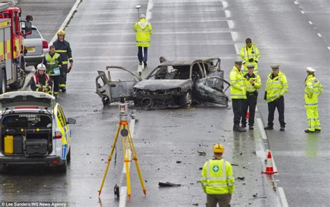 M40 Crash Woman Burned To Death At Buckinghamshire On Motorway After Porsche Careered Into Car