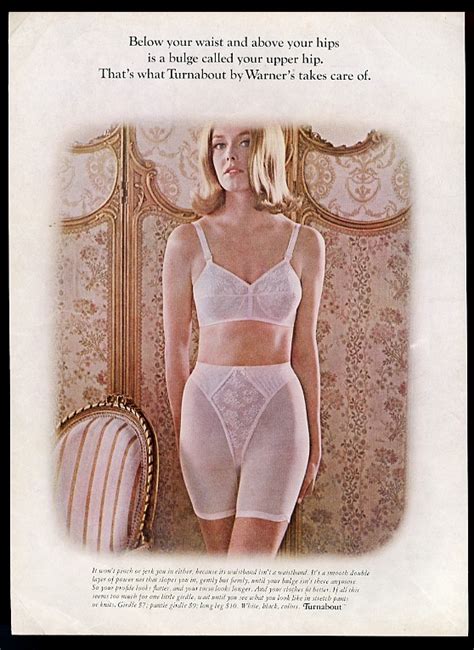 1965 Warner S Lingerie Turnabout Panty Pantie Girdle Bra Woman Photo