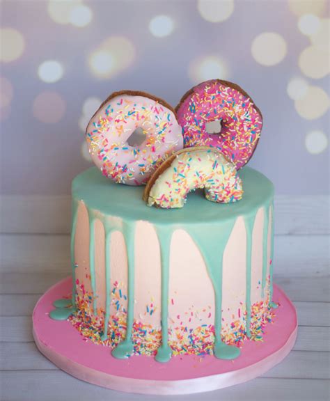 Donut Cake Ideas For Birthday Keladi Ungu Hitam