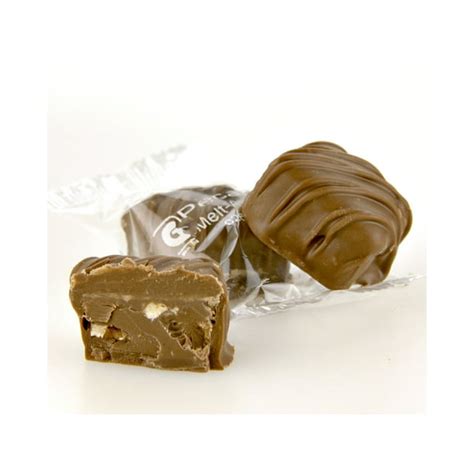 Giannios Candy Company Individually Wrapped Milk Chocolate Pecan