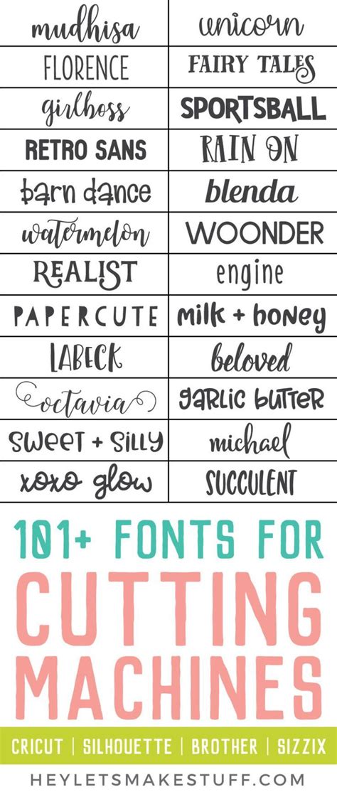 Free Fonts To Download For Cricut Collection Of Fonts For Cricut