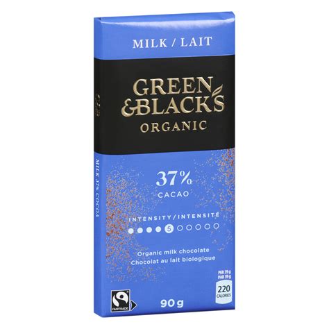 GREEN BLACKS ORGANIC CHOCOLATE MLK 37 Stong S Market
