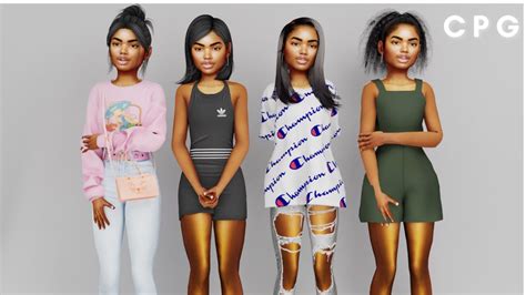 Sims 4 Cas Cc Folder Download Clothing Pack Mazvacation