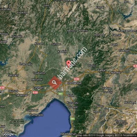 Harita arama ve adres bulma için haritamap'de il ilçe semt mahalle haritalarını, cadde ve sokakların detaylı haritalarını görüntüleyebilir, adres arayabilirsiniz. Osmaniye Haritası, detaylı uydu görüntüsü, ilçeleri