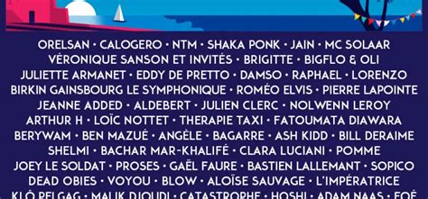 Artistes Rejoignent La Programmation Des Francofolies