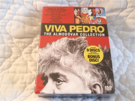 VIVA PEDRO THE Almodovar Collection 9 Disc Dvd New Penelope Cruz Javier